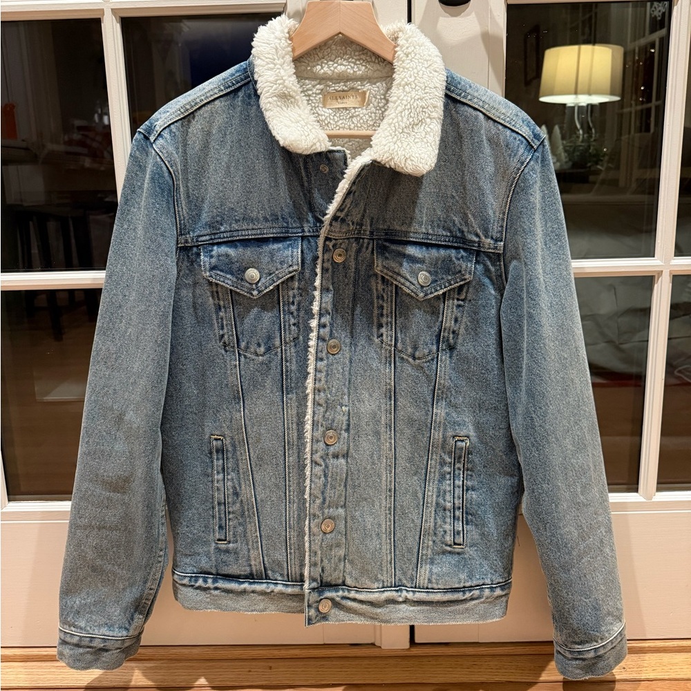 All Saints Denim Jacket Large